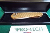 ProTech COPPER ROSE (3454-2T) NEWPORT with 2-tone Satin Blade Limited Edition (#15 of 50) NEW IN BOX - 9 of 11