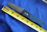 Protech Emerson CQC7A
Auto w/ Blue & Black Textured G-10 Top & Acid Washed Spear Point NIB #144 - 9 of 10