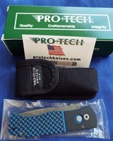 Protech Emerson CQC7A
Auto w/ Blue & Black Textured G-10 Top & Acid Washed Spear Point NIB #144 - 10 of 10