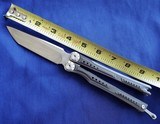 Titanium RIKE Knives BALISONG / BUTTERFLY Knife **Stunning**
New in Pouch - 9 of 12