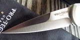 PRO-TECH GODSON Auto Folding Knife SILVER with Black vintage Swiss Leather Inlay Deep Pocket Clip
New Variation (06/2020) NIB - 4 of 8