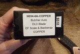 HERETIC / BUTCHER Collaboration COPPER & CARBON FIBER Auto Knife DLC Black Plain Blade
NIB - 11 of 11