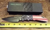 PRO-TECH
VINTAGE FLAG ~TACTICAL RESPONSE 4 Limited edition AUTO FOLDER
#2 of only 200 DLC BLACK BLADE (NIB) - 4 of 8