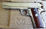 Colt MK IV Series 70 1911 Government Model,
Stunning NICKEL Finish, Cal. .45 ACP
EXCELLENT COND. 1974 - 3 of 15