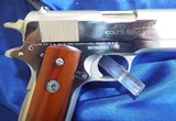 Colt MK IV Series 70 1911 Government Model,
Stunning NICKEL Finish, Cal. .45 ACP
EXCELLENT COND. 1974 - 4 of 15