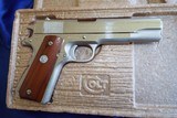 Colt MK IV Series 70 1911 Government Model,
Stunning NICKEL Finish, Cal. .45 ACP
EXCELLENT COND. 1974 - 2 of 15