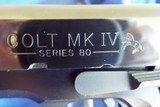 COLT
MK IV Series 80 LIGHTWEIGHT COMMANDER MODEL
45 ACP PRISTINE! - 5 of 14