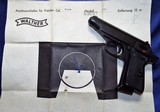 Vintage WALTHER PP 380 (9mm kurz) 1971 Made in West Germany Interarms Import in Excellent Condition with Original Target - 2 of 14