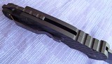 PRO-TECH TR-4 F3 OPERATOR
STERILE BLACK BLADE ~ TRITIUM BUTTON Feather texture Handle All Black Hardware AUTO KNIFE NIB - 8 of 10