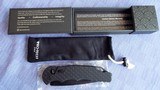 PRO-TECH TR-4 F3 OPERATOR
STERILE BLACK BLADE ~ TRITIUM BUTTON Feather texture Handle All Black Hardware AUTO KNIFE NIB - 10 of 10