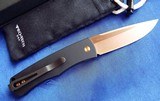 PRO-TECH BR-1 Magic
Mike "Whiskers" Allen designed Satin Rose Gold Blade & Hardware ~ Bolster Release Auto STUNNING! NIB - 2 of 6