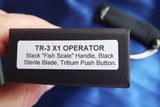 PRO-TECH KNIVES TR3X1 OPERATOR EDITION Tritium Button ~ Fish Scale Frame AUTO KNIFE NIB - 9 of 9