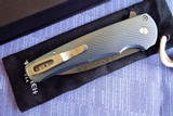 PRO-TECH "MALIBU" 3-D Machined TITANIUM Custom ~ Chad Nichols DAMASCUSPearl Button LockFlipper Knife NIB - 4 of 10