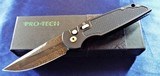 Pro-Tech TR-3 Elite 20th Anniversary Edition Automatic Knife MOSAIC DAMASCUS #2 of only 20 - 2 of 11
