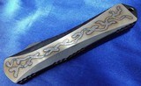 Heretic Knives Custom Manticore X OTF Flamed Titanium DLC
Hand Ground Dagger (2019 Blade Show) Serial #016 NIB - 6 of 10