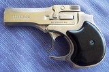 VINTAGE High Standard 22 magnum DERRINGER~ Nickel Excellent Condition 1975 with Early Box - 3 of 12