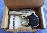 VINTAGE High Standard 22 magnum DERRINGER~ Nickel Excellent Condition 1975 with Early Box - 1 of 12