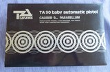 BTA-90 Baby 9mm Tanfoglio Compact Hard Chrome
Made in Italy Target Sights
Excellent Condition - 10 of 10