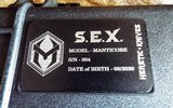 HERETIC KNIVES ~ MANTICORE S.E.X. SET~ #4 of ONLY 25 (3) TACTICAL OTF KNIVES Double edge Dagger blades . - 7 of 7