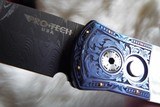 PRO-TECH GODSON Ultimate MOTHER OF PEARL
24k GOLD dots
ITALIAN ENGRAVED TITANIUM & DAMASCUS
**STUNNING** limited - 1 of 10