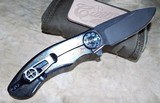 CURTISS CUSTOM KNIVES "AERO" DUAL FLIPPER APOCALYPTIC ANODIZED FINISH SPEAR POINT BLADE - 5 of 11