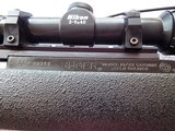 CUSTOM RUGER 10/22 22LR
with NIKON SCOPE ~THUMBHOLE STOCK~ CARBON FIBER BARREL ~ PORTED **PRISTINE** - 4 of 14