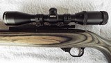 CUSTOM RUGER 10/22 HEAVY LAMINATED STOCK
~ CUSTOM CLERKE PORTED TARGET BARREL with PENTAX SCOPE - 8 of 14