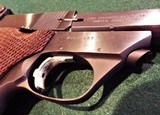 HIGH STANDARD "HAMDEN"
SUPERMATIC TROPHY 5 1/2" 22LR. MILITARY 107 Series
TARGET PISTOL Super Clean!! - 8 of 11