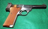 HIGH STANDARD "HAMDEN"
SUPERMATIC TROPHY 5 1/2" 22LR. MILITARY 107 Series
TARGET PISTOL Super Clean!! - 4 of 11