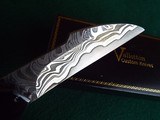 VALLOTTON
CUSTOM
AUTO KNIFE "TACTICAL RAPTOR" NICHOL'S DAMASCUS / CARBON FIBER / TITANIUM / ZIRCONIUM ~ NEW IN BOX! **DEALER** - 3 of 16