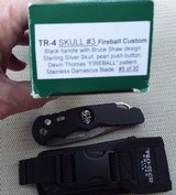 PRO-TECH TR-4 SKULL #3 Fireball Custom Auto knife #5 of 30 NIB
Authorized Dealer - 11 of 12