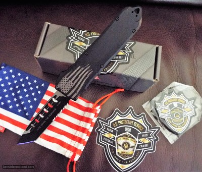GUARDIAN TACTICAL RECON ELITE US PROTECTIVE SERVICES ISSUE
OTF D/A AUTO KNIFE
NIB