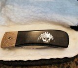 SCALE RELEASECUSTOM AUTO by CJ DEUBEL~ PEARL INLAY / COPPER LINED MICARTA / FILEWORK / DAMASCUS / MOKUME - 7 of 7