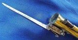 1840's English BOARDING PISTOL with Spring BAYONET
Muzzle loader Huge Bore ENGRAVED - 6 of 13