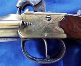 1840's English BOARDING PISTOL with Spring BAYONET
Muzzle loader Huge Bore ENGRAVED - 11 of 13