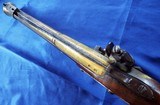 DUNDERDALE MABSON
English BRASS
BOARDING FLINTLOCK
(1700-1817) BLUNDERBUSS Spring activated BAYONET - 14 of 16
