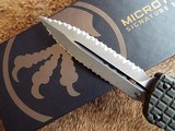 MICROTECH KNIVES ~ FRAG OFF Series
COMBAT TROODON Grenade Green, Double reverse full Serrated NIB - 3 of 7