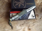 MICROTECH KNIVES ~ FRAG OFF Series
COMBAT TROODON Grenade Green, Double reverse full Serrated NIB - 7 of 7