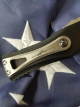 MICROTECH PRE-PRODUCTION PROOF RUN "HERA"OTF KNIFE, SIGNATURE SERIES,STONEWASH BLADE ser. # 109 - 4 of 5