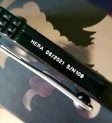 MICROTECH PRE-PRODUCTION PROOF RUN "HERA"OTF KNIFE, SIGNATURE SERIES,STONEWASH BLADE ser. # 109 - 3 of 5