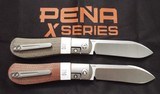 Enrique Pena
X-Series Dogleg Jack Knife Front Flipper by REATE NIB
(Brown or Green) Authorized Dealer - 2 of 5