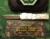 HERETIC CUSTOM COLOSSSUS Mother of Pearl / Stainless / Vegas Forge Damascus NIB ser.#3 - 2 of 6