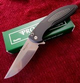 PRO-TECH CAMBRIA MANUAL FLIPPER KNIFE BLACK/CARBON FIBER/SW 3.5" #178/200 - 2 of 4