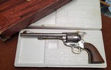 COLT SAA 7.5" Barrel NICKEL 3rd GEN. Pristine 45 Colt in Box - 13 of 16
