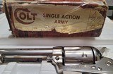 COLT SAA 7.5" Barrel NICKEL 3rd GEN. Pristine 45 Colt in Box - 15 of 16