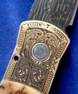 PRO-TECH 2023 ULTIMATE CUSTOM GODSON ~ANCIENT MASTADON IVORY~ ITALIAN ENGRAVED BRONZE/AL - 3 of 9