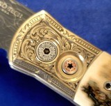 PRO-TECH 2023 ULTIMATE CUSTOM GODSON ~ANCIENT MASTADON IVORY~ ITALIAN ENGRAVED BRONZE/AL - 4 of 9