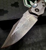 Heretic Custom Wraith Auto Bowie Carbon Fiber frame Mother of Pearl Inlays
Vegas Forge Damascus ser. #4 - 2 of 7