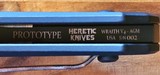 HERETIC KNIVES ** WRAITH V4 PROTOTYPE** SER#002 AUTO
BOWIE MAGNACUT FAT CARBON INLAYS - 6 of 6