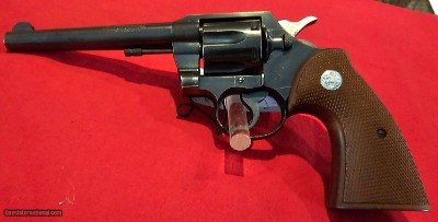 COLT OFFICIAL POLICE HEAVY BARREL 6 INCH 38 SPECIAL
